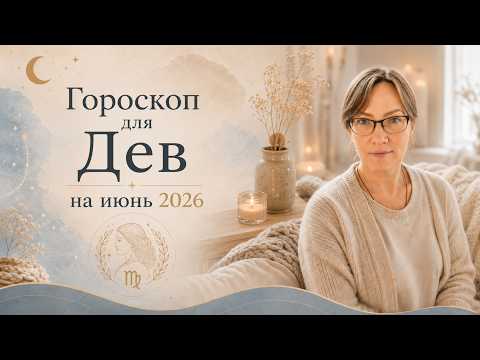 Дева - Гороскоп на июнь 2026 года - Прогноз для Дев