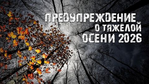 Предупреждение о тяжелой осени 2026 года!