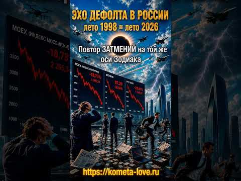 ЭХО ДЕФОЛТА: лето 1998= лето 2026 Повтор затмений на оси Лев-Водолей #andreylavrov  #marketcollapse