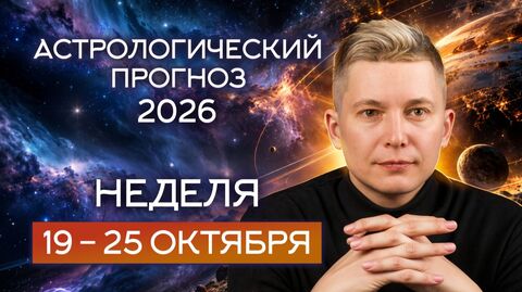 Прогноз на неделю 19–25 октября 2026. Душевный гороскоп Павел Чудинов