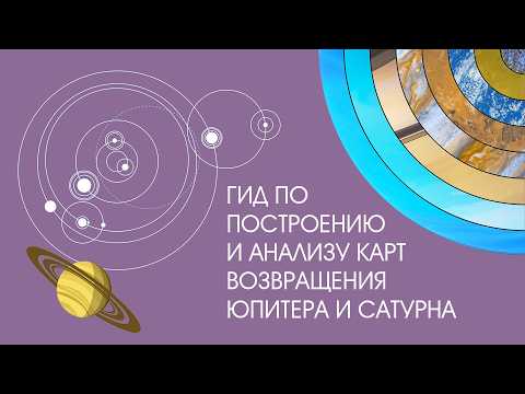 Гид по построению и анализу карт возвращения Юпитера или Сатурна