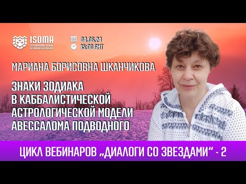 Знаки Зодиака в каббалистической астрологической модели Авессалома Подводного.  Анонс вебинара