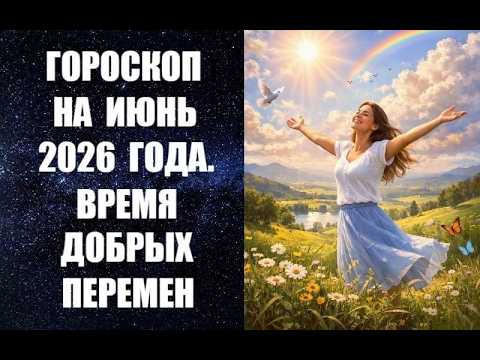 ГОРОСКОП НА ИЮНЬ 2026 ГОДА - ВРЕМЯ ДОБРЫХ ПЕРЕМЕН. Астропрогноз на июнь от Анны Фалилеевой