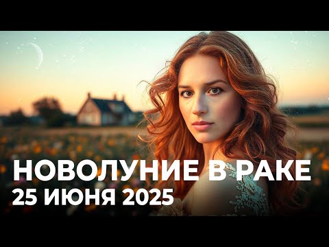 ВРЕМЯ БОЛЬШОГО СТАРТА: Новолуние в Раке 25 июня 2025