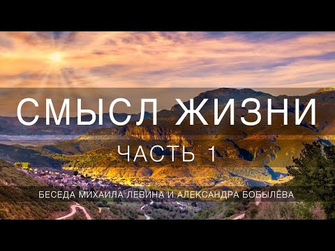 Смысл жизни, часть 1 // беседа Михаила Левина с Александром Бобылёвым