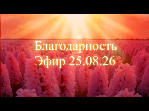 Благодарность. Эфир. 25.08.26. Елена Бэкингерм 