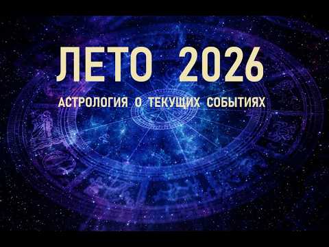 Лето 2026 года.  Астрология о текущих событиях.