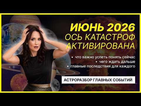 ГЛАВНЫЕ АСТРОСОБЫТИЯ ИЮНЯ 2026 #астрология #прогноз