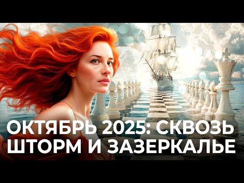 Октябрь 2025: На корабле судьбы сквозь шторм и зазеркалье. Прогноз Марины Вергелес