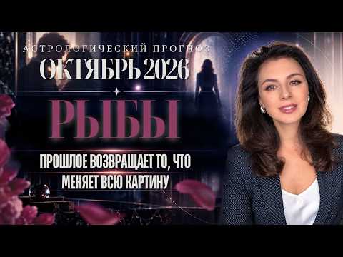 РЫБЫ. ПРОШЛОЕ ВОЗВРАЩАЕТ То, ЧТО МЕНЯЕТ ВСЮ КАРТИНУ.ПРОГНОЗ НА ОКТЯБРЬ 2026