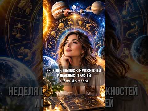Прогноз на неделю 12-18 октября для всех знаков зодиака. #астропрогноз #астрология