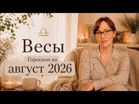 Весы - Гороскоп на август 2026 года - Прогноз для Весов