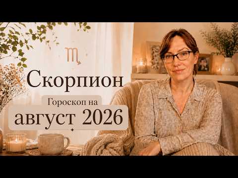 Скорпион - Гороскоп на август 2026 года - Прогноз для Скорпионов
