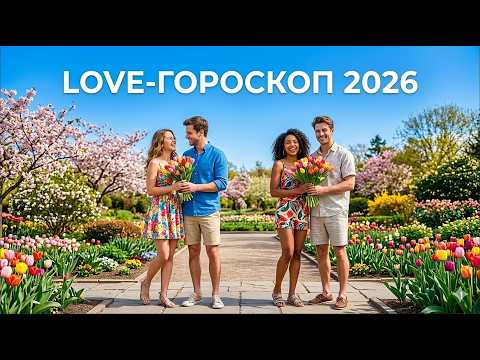 LOVE ГОРОСКОП 2026 (Главные аспекты года и Транзиты Венеры-Марса-Юпитера-Урана до конца 2026 г.)