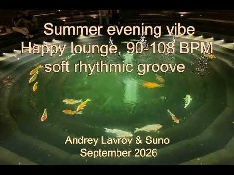 Summer evening vibe, Happy Lounge, 90-108 BPM(Sept.2026) #happy #summervibe #deephouse #instrumental