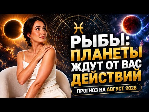 ♓️ РЫБЫ: ГОРОСКОП НА АВГУСТ 2026