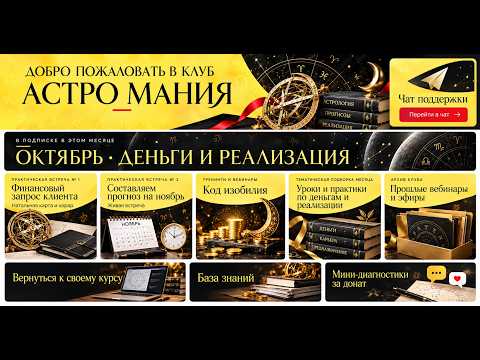 Приглашаю в астрологический клуб «АСТРОМАНИЯ»!